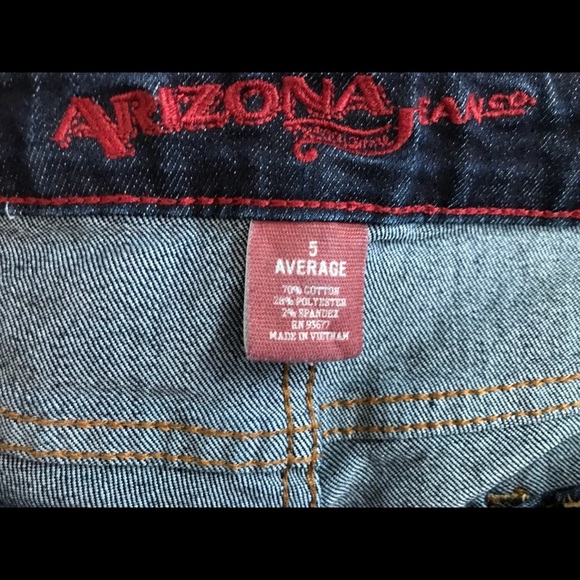 Arizona Jean Co, Skinny Blue Jeans size 5 Average - Picture 4 of 6